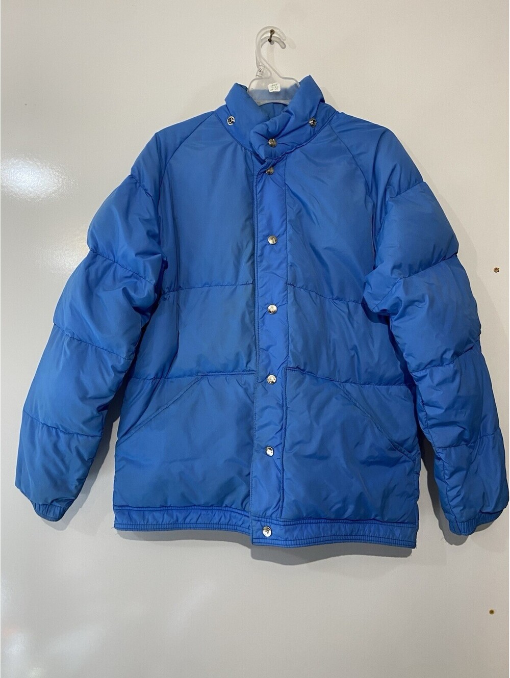 Mens GERRY Blue Vintage USA Made Goose Down Puffer Jacket Sz L